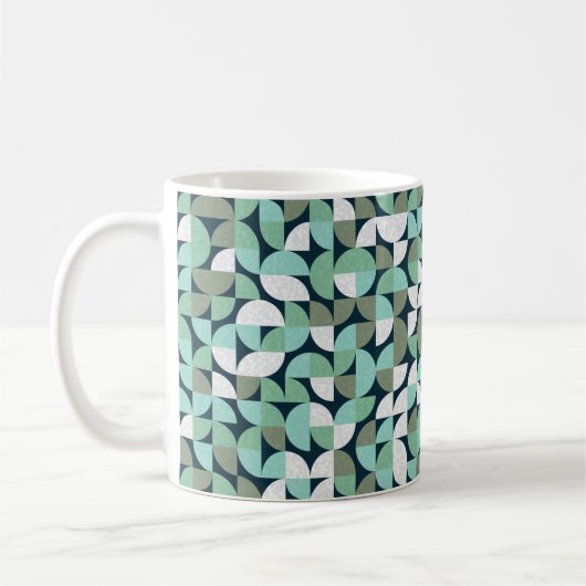 Mug Motif avec triangles de couleur aléatoire Générati (Gauche)