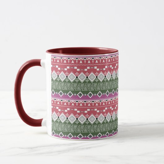 Mug Motif aztèque. (Gauche)