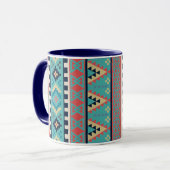Mug Motif aztèque de Natif américain (Devant gauche)
