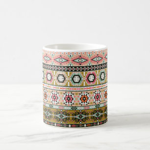 Mug Motif Aztèque Tribal Coloré Boho géométrique