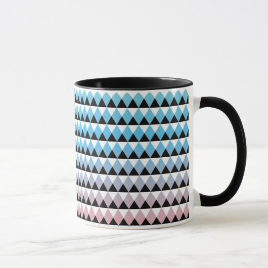 Mug Motif aztèque tribal d'Ombre (Droite)