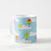 Mug Motif Ballons à air chaud de couleur mignonne (Devant gauche)