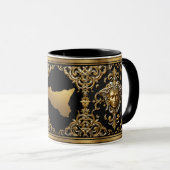 Mug Motif baroque sicilien (Devant droit)