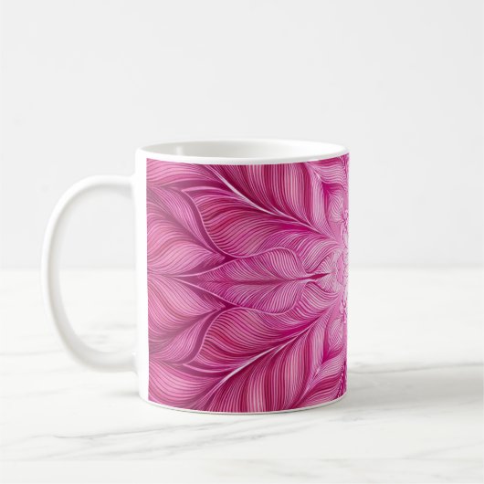 Mug Motif Batik rose (Gauche)