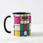 Mug Motif Bauhaus géométrique (Gauche)