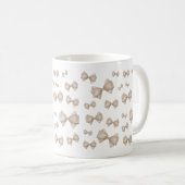 Mug Motif Beige Coquette Bow (Devant droit)