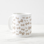 Mug Motif Beige Coquette Bow (Devant gauche)