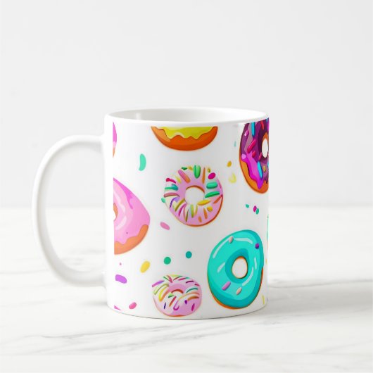Mug Motif beignets crème (Gauche)
