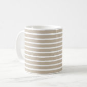 Mug Motif blanc beige (Devant gauche)