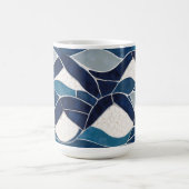 Mug Motif blanc bleu 01 (Centre)