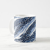 Mug Motif blanc bleu 15 (Devant gauche)