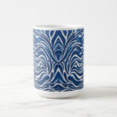 Mug Motif blanc bleu tourbillon 06 (Centre)