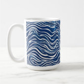Mug Motif blanc bleu tourbillon 06 (Gauche)