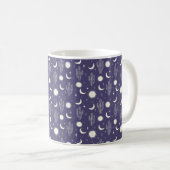 Mug Motif blanc Cactus (Devant droit)