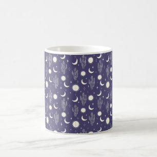 Mug Motif blanc Cactus