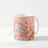 Mug Motif blanc texture marbre (Devant droit)