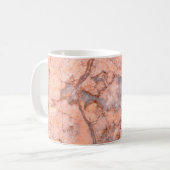 Mug Motif blanc texture marbre (Devant gauche)
