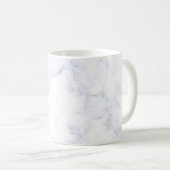 Mug Motif blanc texture marbre (Devant droit)
