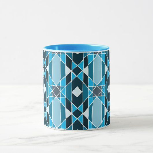 Mug Motif bleu (Centre)