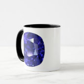 Mug Motif bleu (Devant gauche)