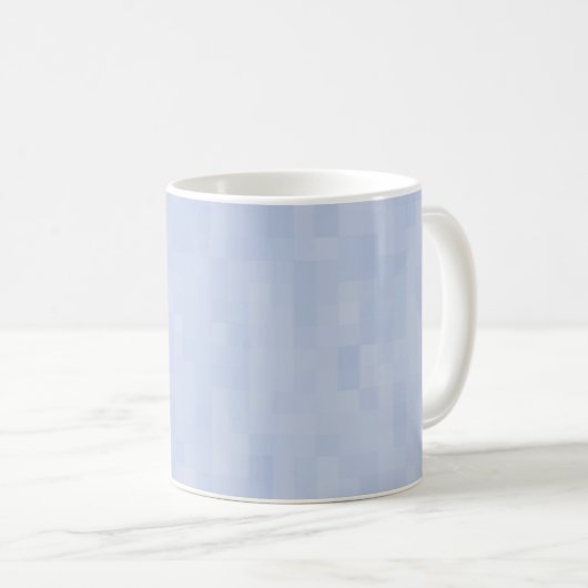 Mug Motif bleu clair - (Devant droit)