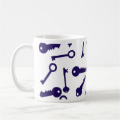 Mug Motif bleu clé (Gauche)