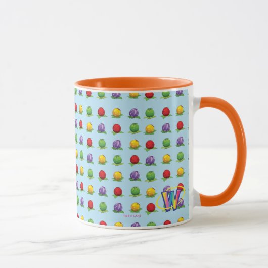 Mug Motif bleu de baie (Droite)