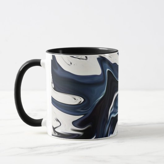 Mug Motif bleu flou (Gauche)