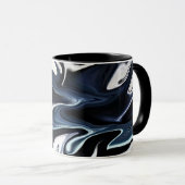 Mug Motif bleu flou (Devant droit)