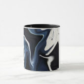 Mug Motif bleu flou (Centre)