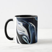 Mug Motif bleu flou (Gauche)
