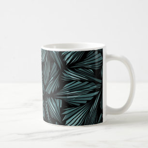 Mug Motif bleu verre brisé Abstrait