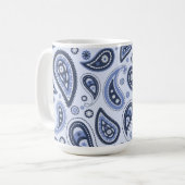 Mug Motif Blue Paisley (Devant gauche)