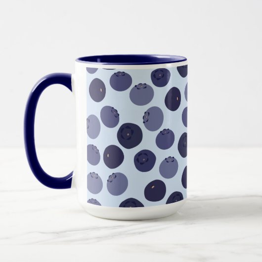Mug Motif Blueberry (Gauche)