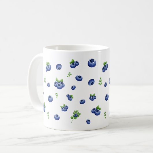 Mug Motif Blueberry (Devant gauche)