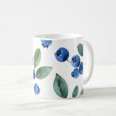 Mug Motif Blueberry (Devant droit)