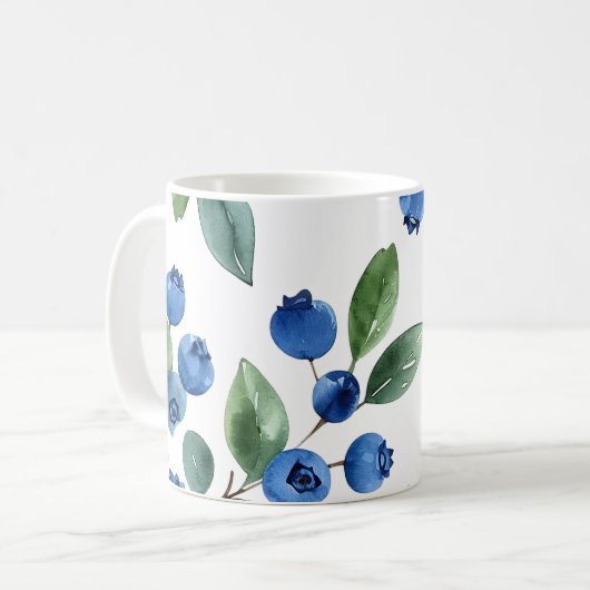 Mug Motif Blueberry (Devant gauche)
