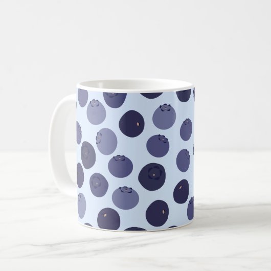 Mug Motif Blueberry (Devant gauche)