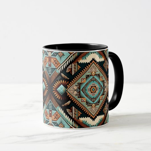 Mug Motif Boho occidental (Devant droit)