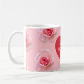 Mug Motif Bonne Saint Valentin 2024 Arrière - plan (Gauche)