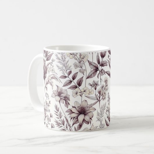 Mug Motif botanique (Devant gauche)