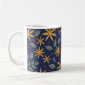Mug Motif botanique à motif floral doré (Gauche)