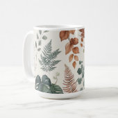 Mug Motif botanique bohème sans couture Fleurs (Devant gauche)