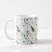Mug Motif botanique Fleur sauvage aquarelle (Gauche)