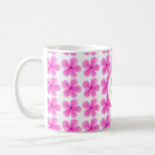 Mug motif botanique rose monogramme (Gauche)