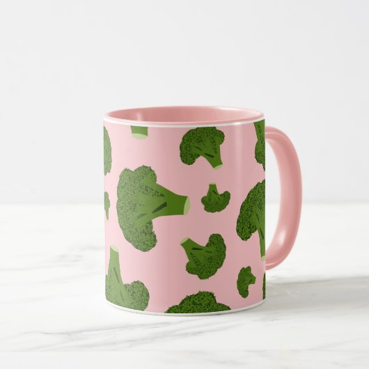 Mug Motif Broccoli (Devant droit)