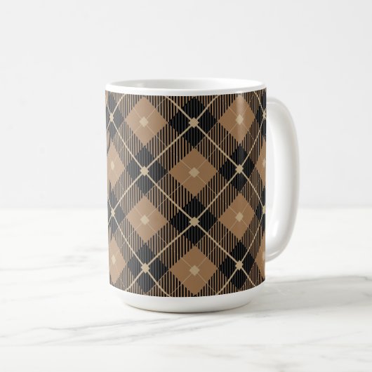 Mug Motif Brown à la mode (Devant droit)