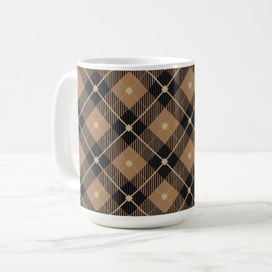 Mug Motif Brown à la mode (Devant gauche)