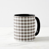 Mug Motif Brown de nappe (Devant droit)
