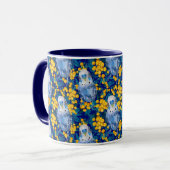 Mug Motif Budgie Et Wattle (Devant gauche)